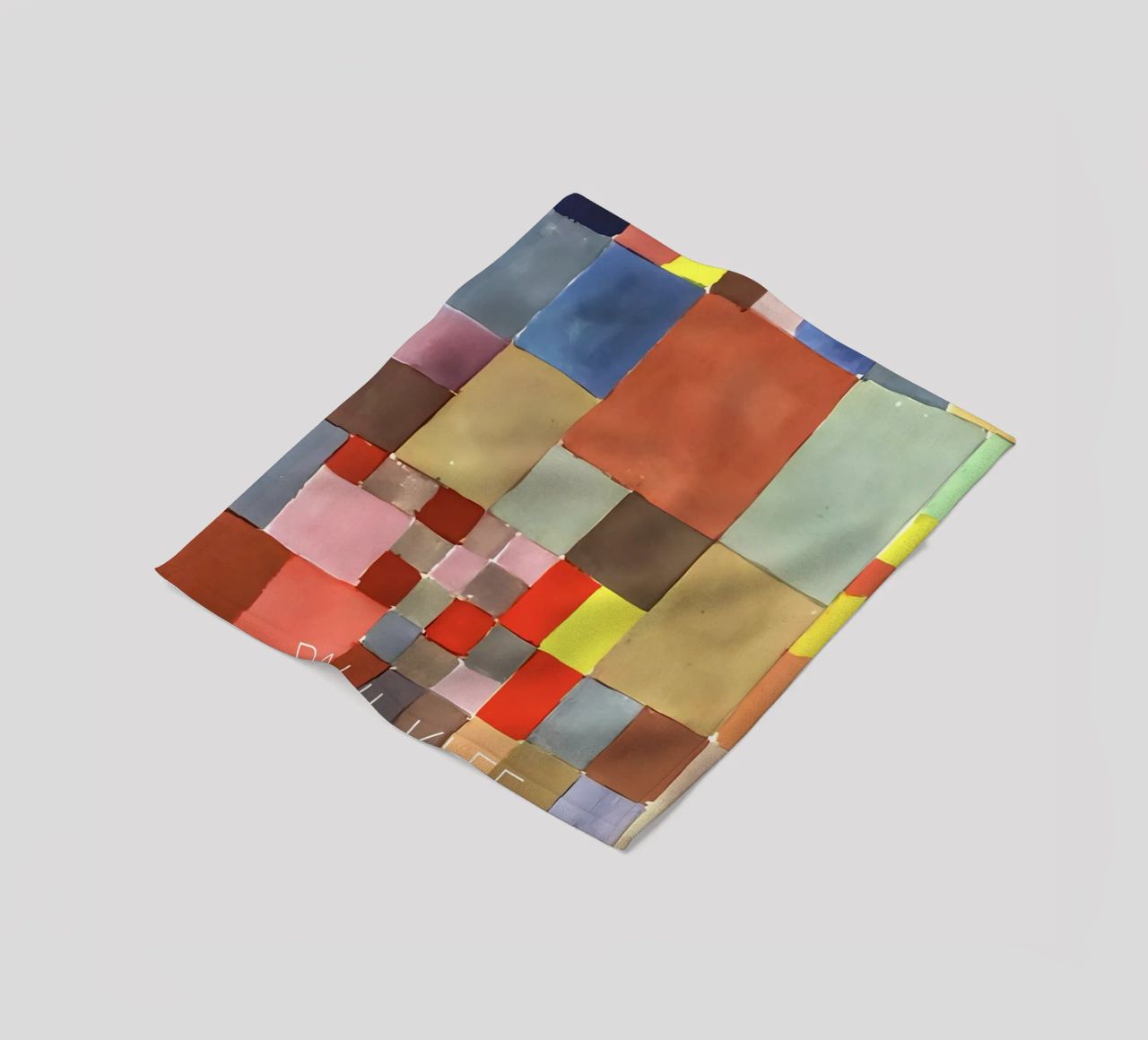 Studio del colore di Paul Klee - Stampa astratta Bauhaus coperta in pile da NorwesClub