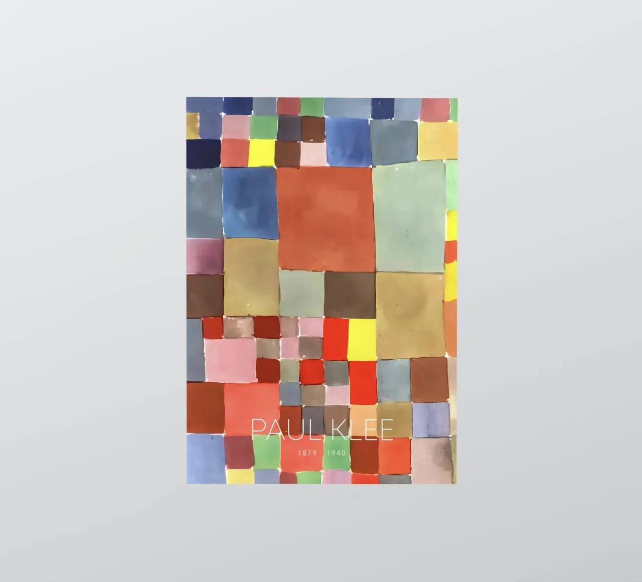 Paul Klee Color Study - Bauhaus Abstract Print sticker by NorwesClub
