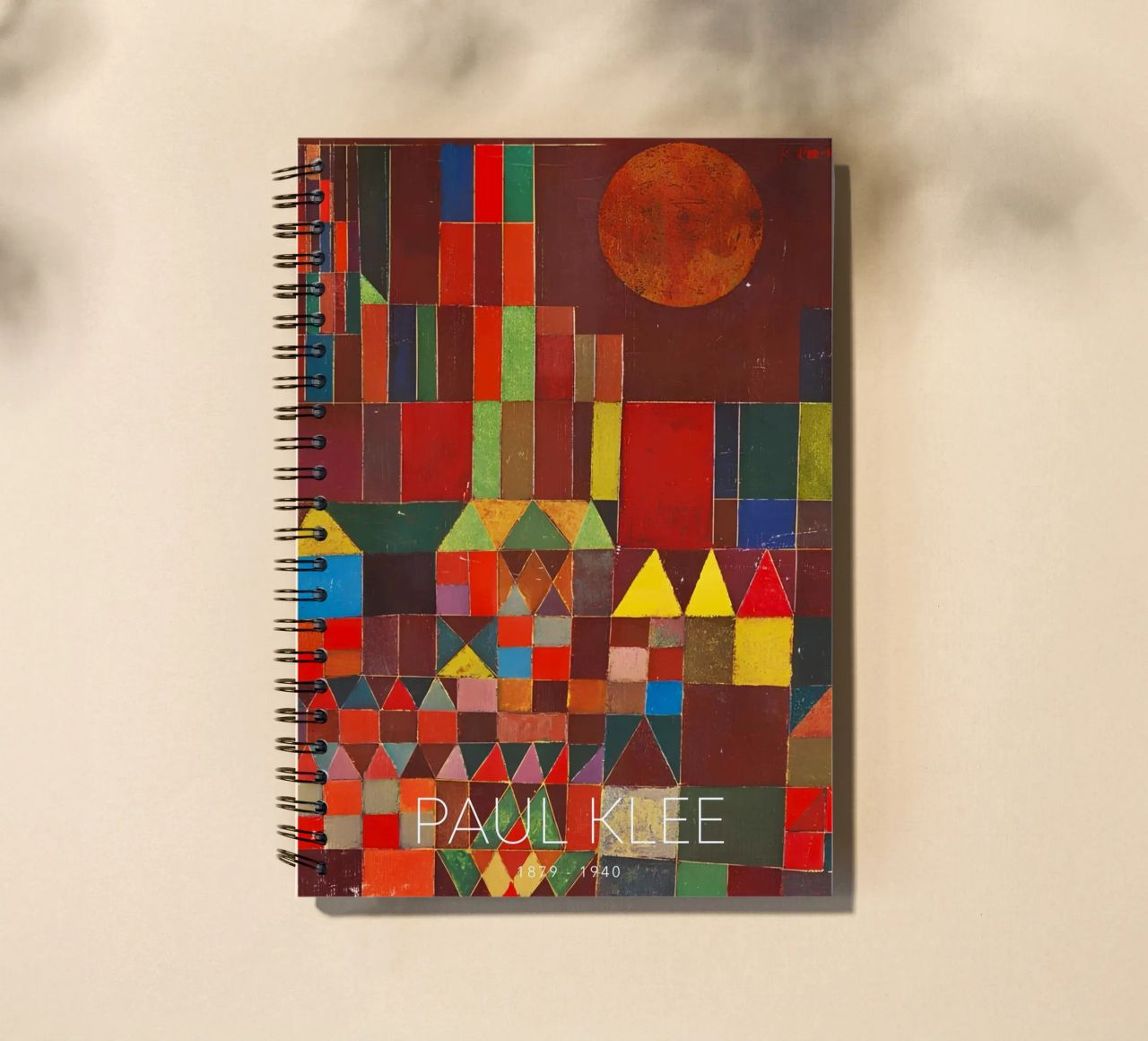 Paul Klee Abstract Village - Bauhaus Print spiral notebook by NorwesClub