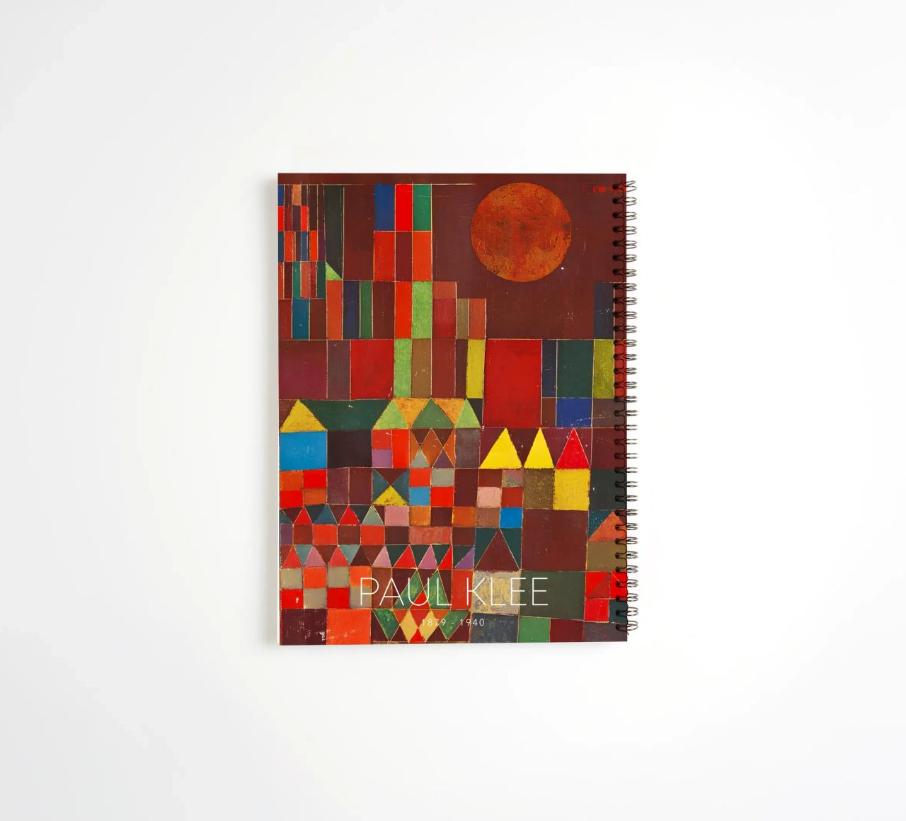Paul Klee Abstract Village - Bauhaus Print spiral notebook by NorwesClub
