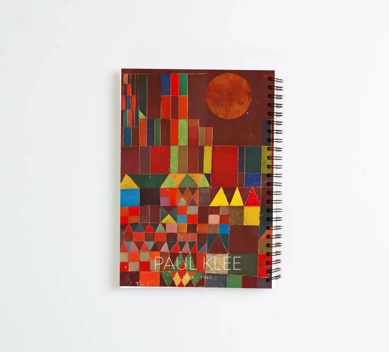 Paul Klee Abstract Village - Bauhaus Print spiral notebook by NorwesClub