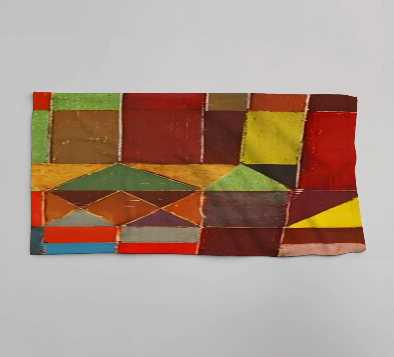 Paul Klee Abstract Village - Bauhaus Print towel by NorwesClub