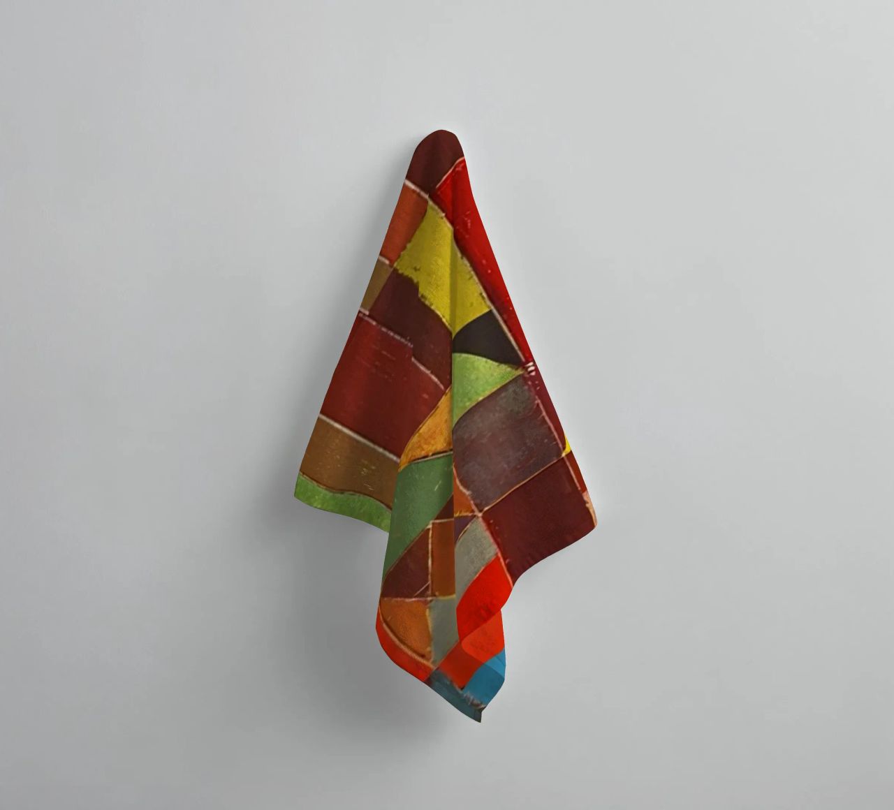 Paul Klee Abstract Village - Bauhaus Print towel by NorwesClub