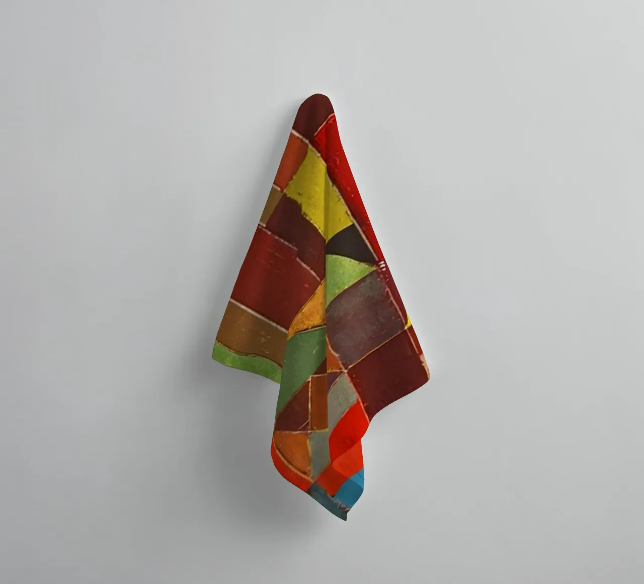 Paul Klee Abstract Village - Bauhaus Print towel by NorwesClub