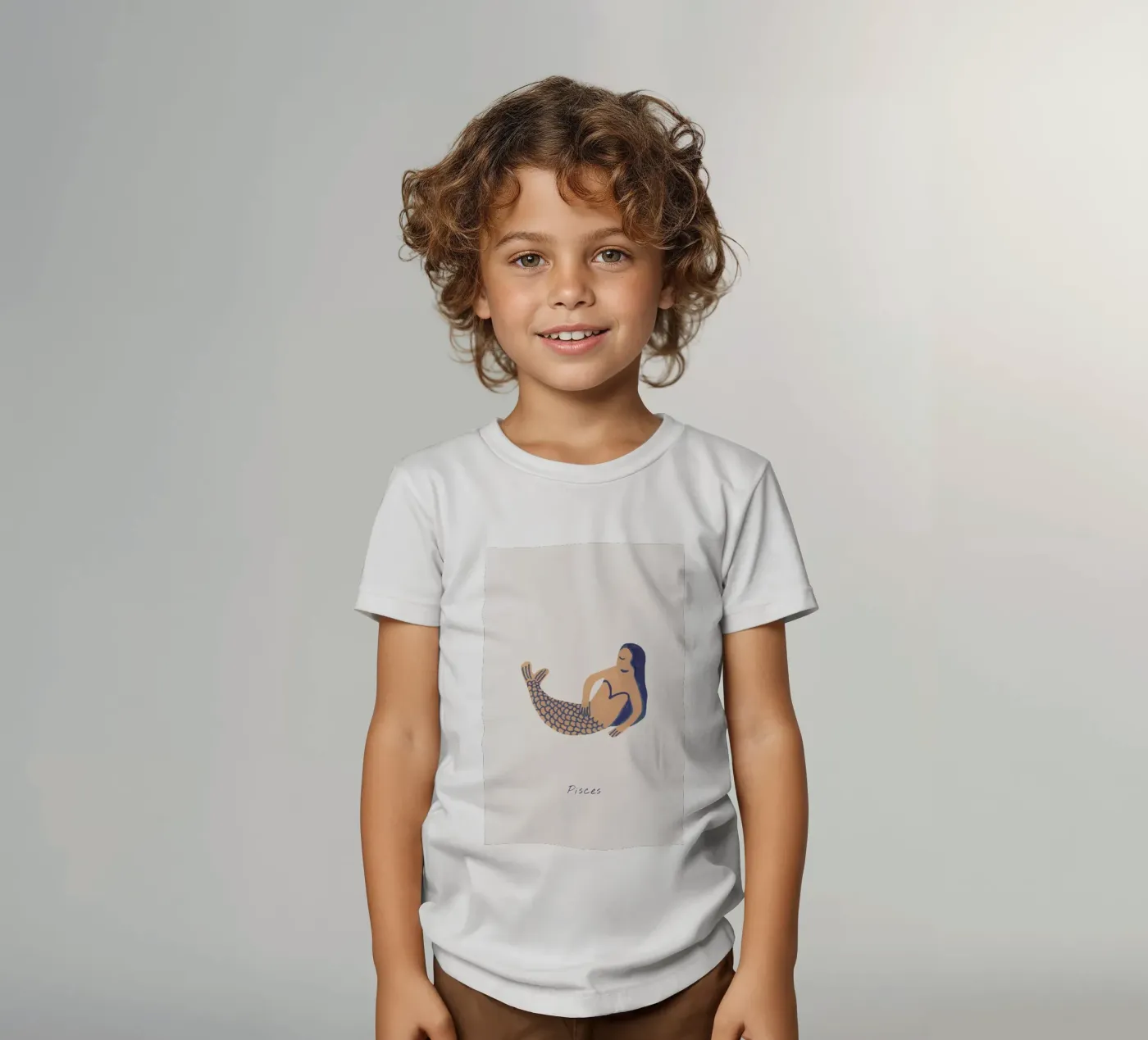 Pisces t-shirt bambini da Little Flourishes