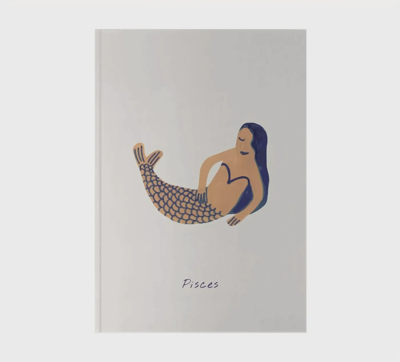 Pisces notebook by Little Flourishes