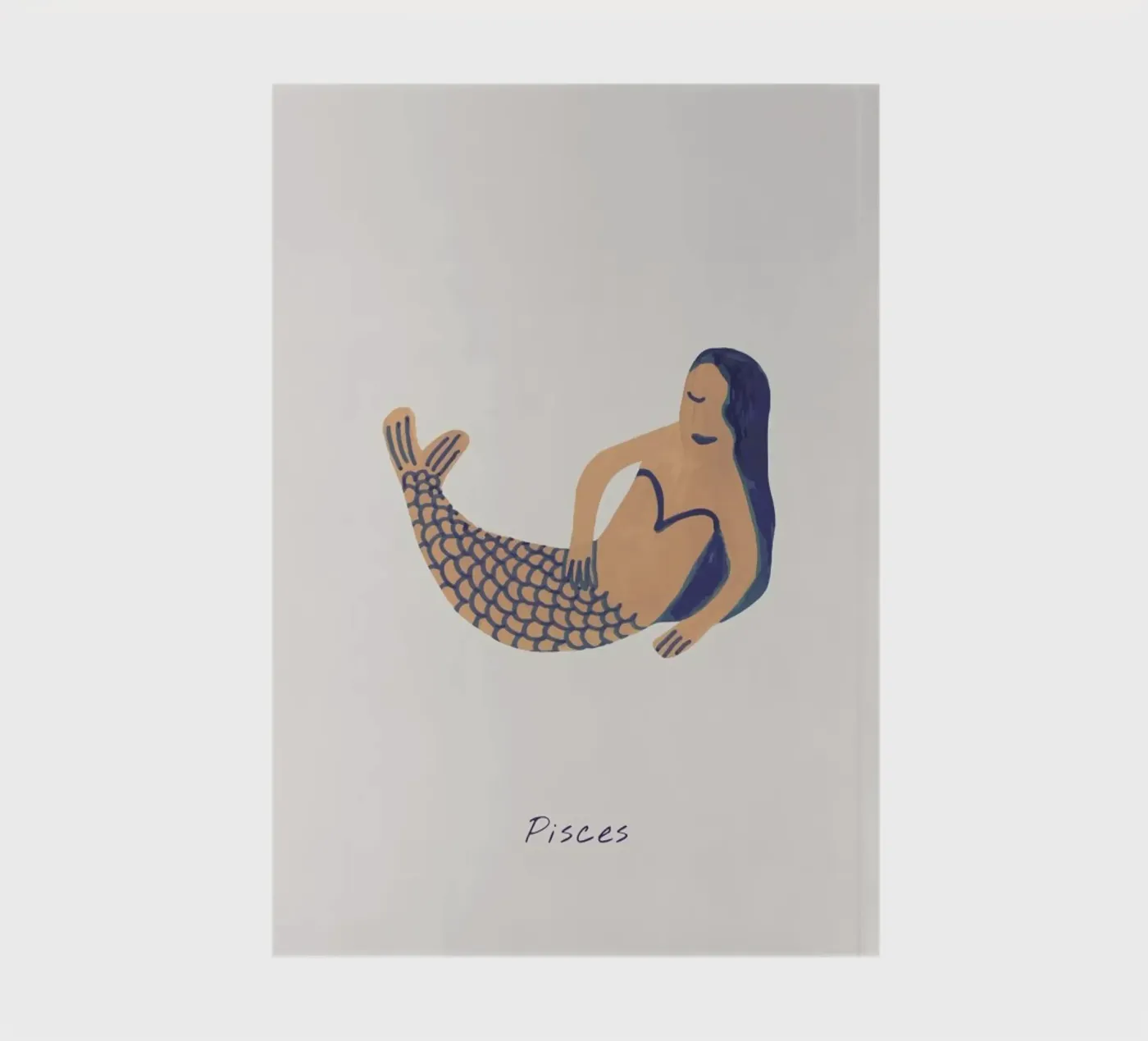 Pisces notebook by Little Flourishes