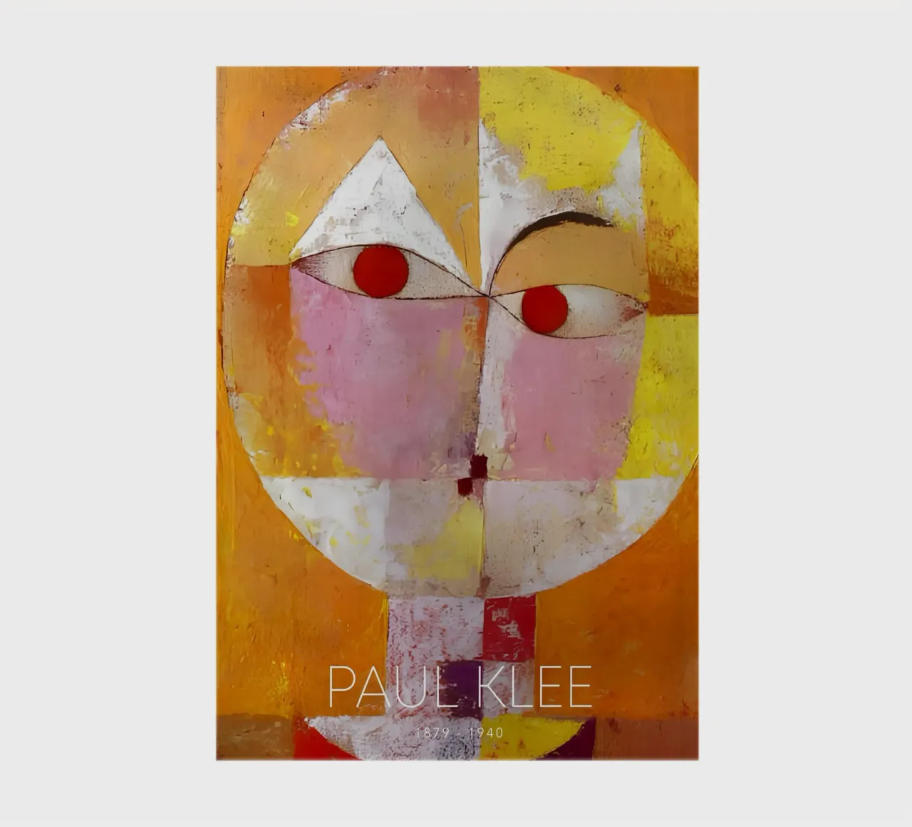 Paul Klee Senecio - Bauhaus Abstract Portrait notebook by NorwesClub