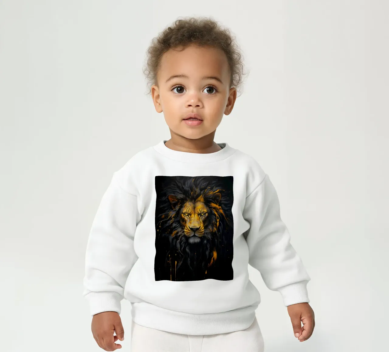 Golden Lion felpa neonato da Mateo