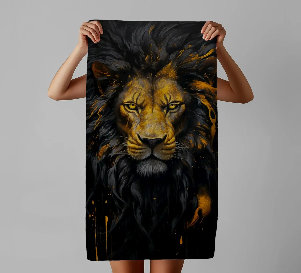 Golden Lion asciugamano da bagno da Mateo