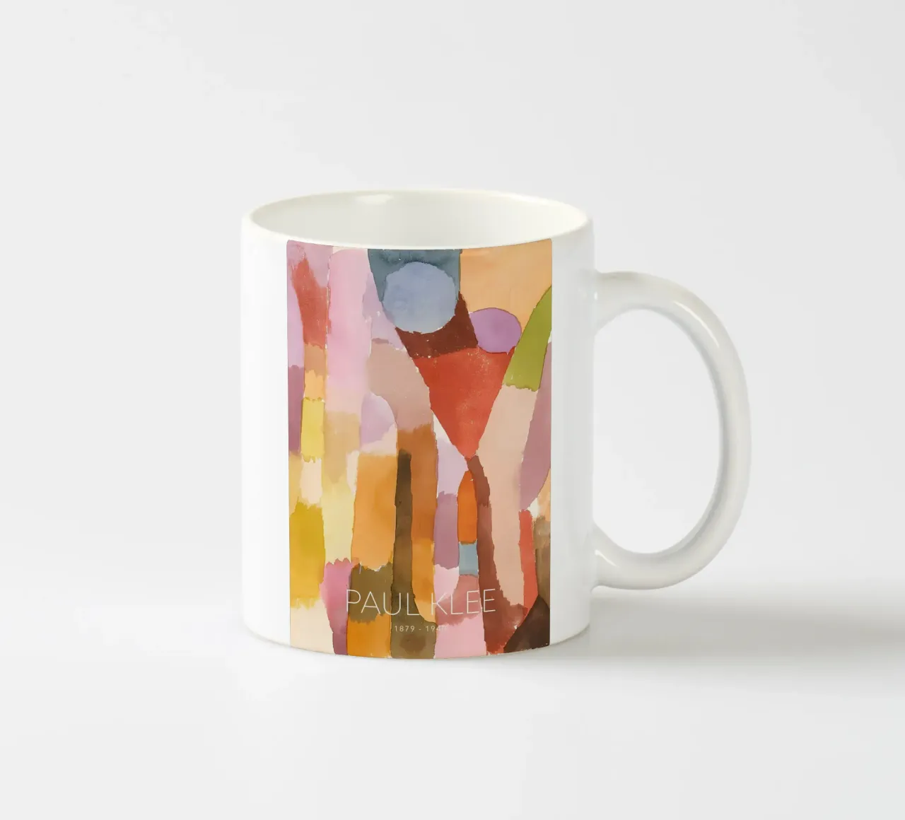 Paul Klee Abstract Color Forms - Bauhaus Print ceramic mug by NorwesClub