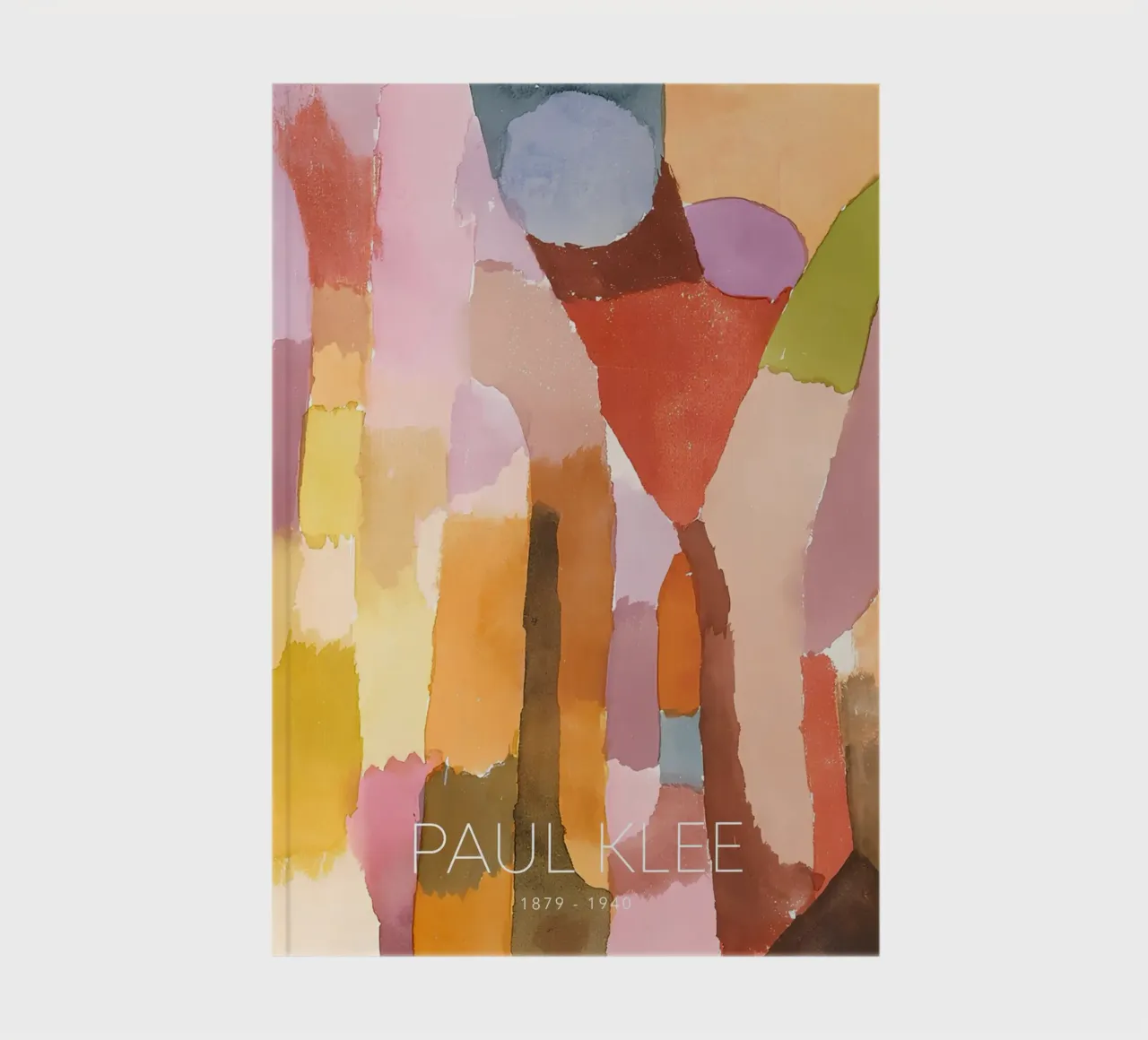 Paul Klee Abstract Color Forms - Bauhaus Print notebook by NorwesClub
