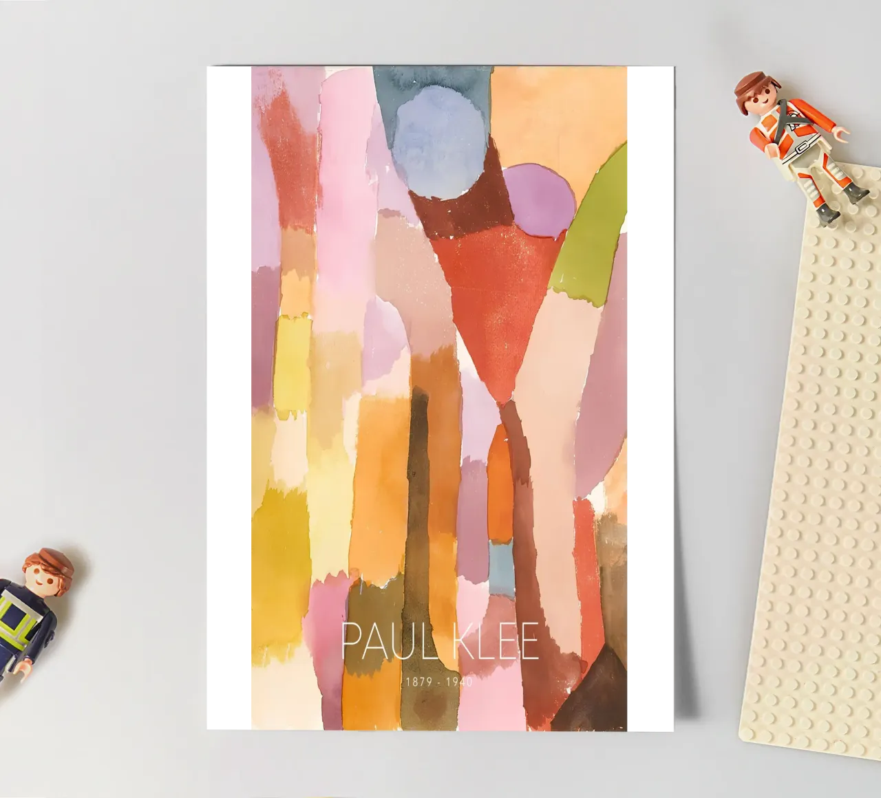 Paul Klee Abstract Color Forms - Bauhaus Print sticker sheet by NorwesClub