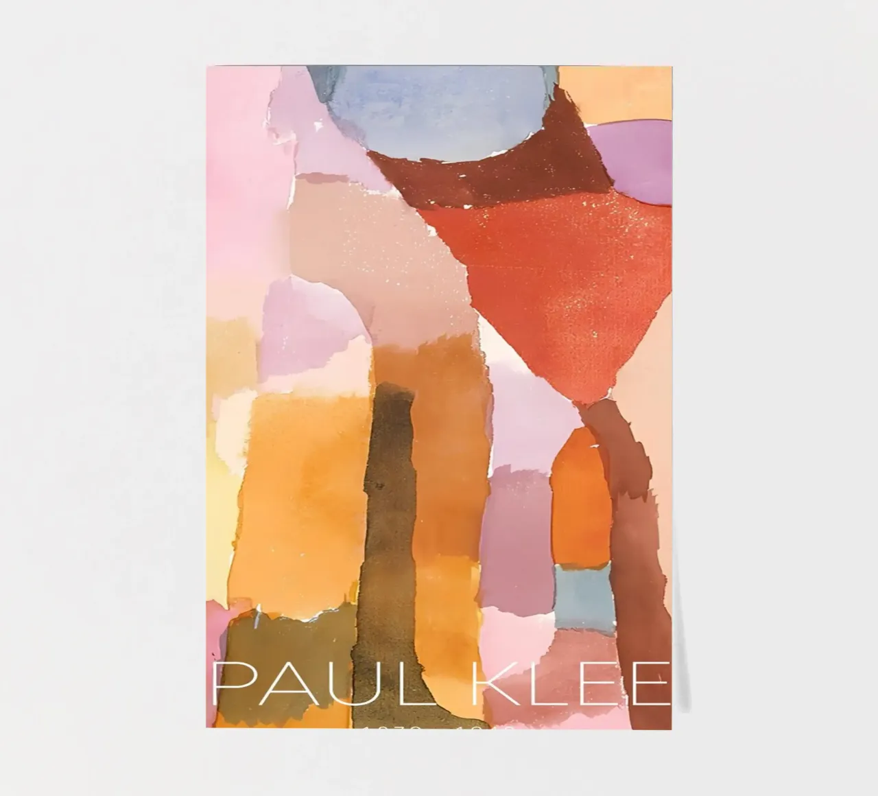 Paul Klee Abstract Color Forms - Bauhaus Print sticker sheet by NorwesClub