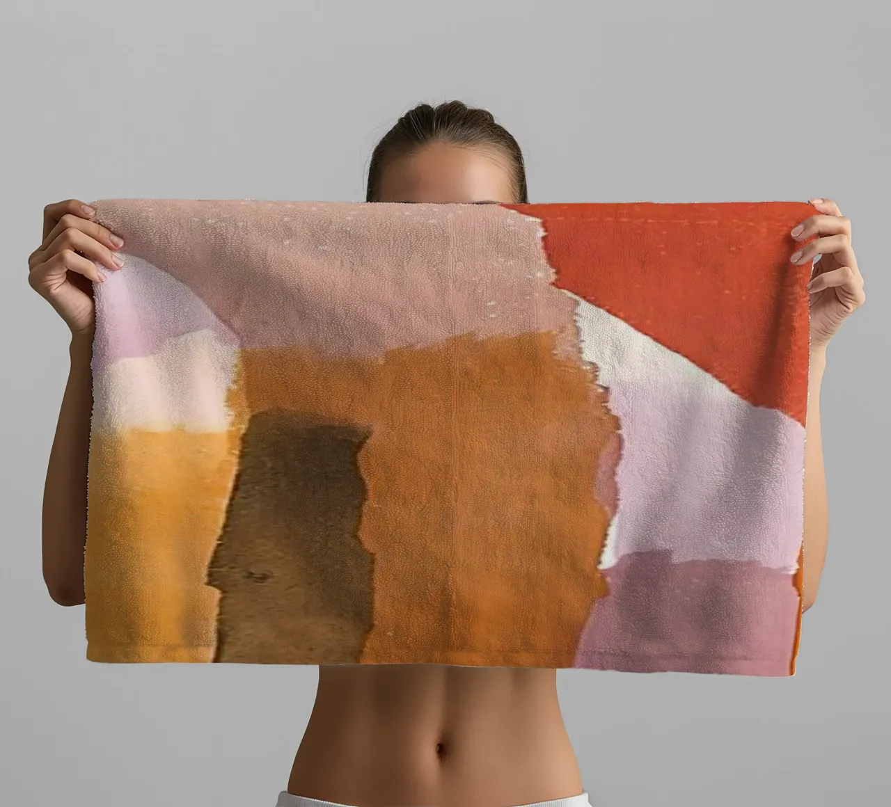 Paul Klee Abstract Color Forms - Bauhaus Print towel by NorwesClub