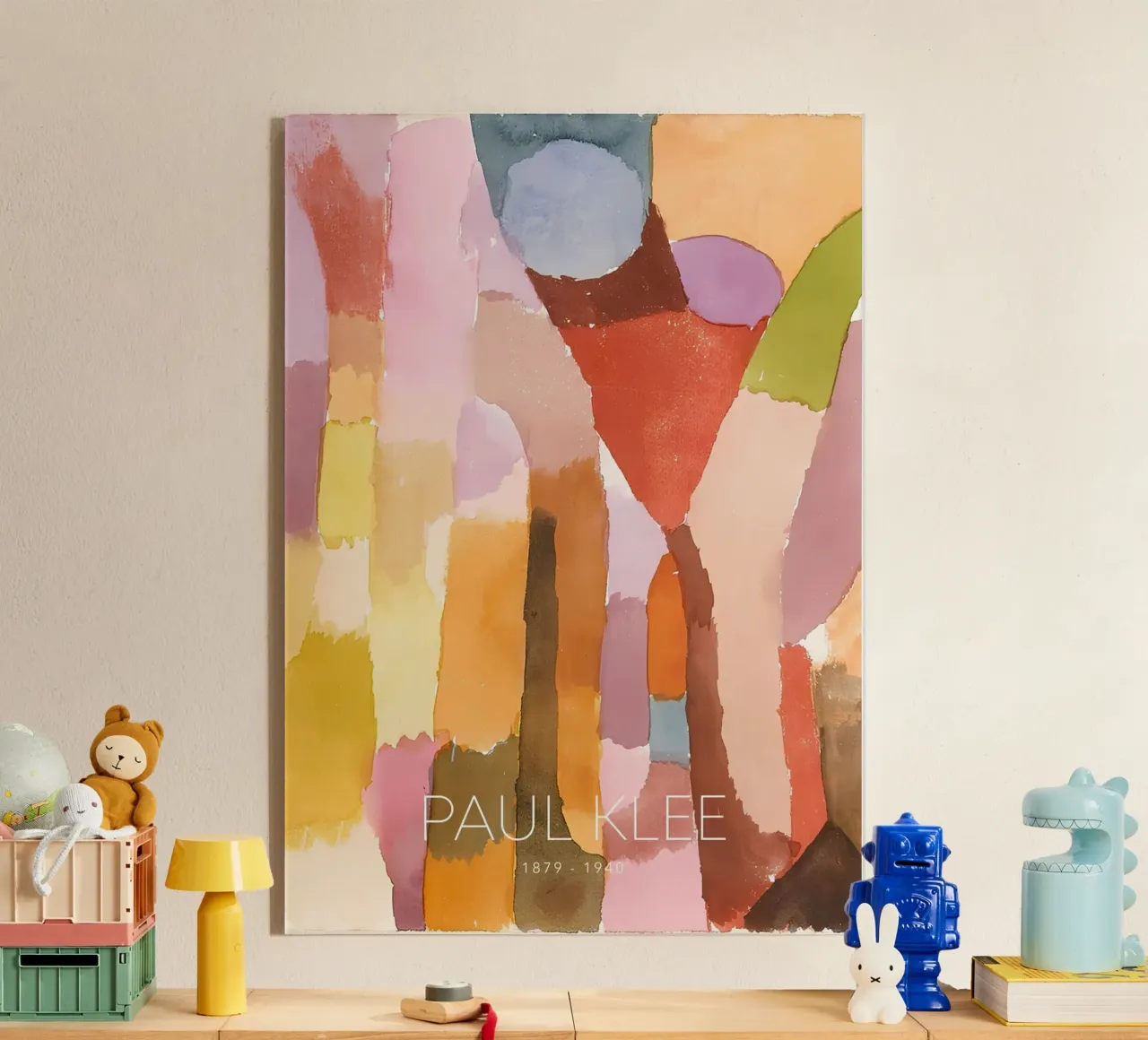 Paul Klee Formas abstractas en color - Impresión Bauhaus metacrilato de NorwesClub