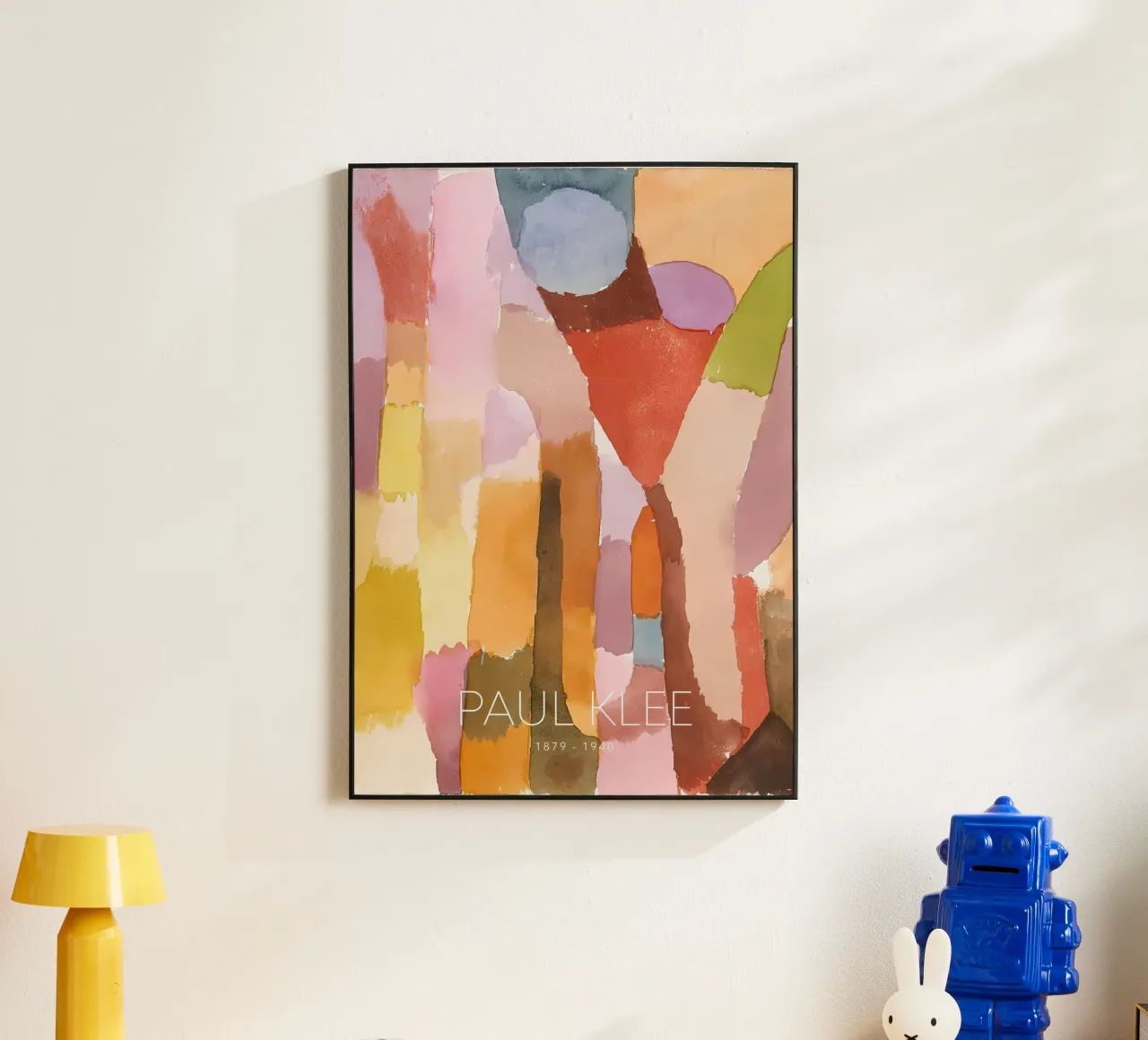 Paul Klee Abstract Color Forms - Bauhaus Print alu-dibond by NorwesClub