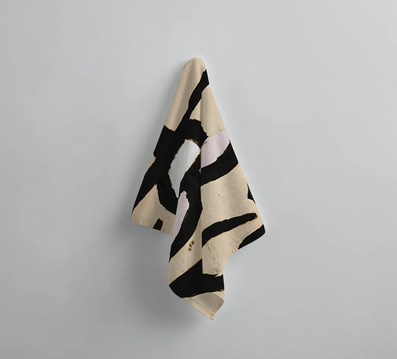 Paul Klee Abstract Figures - Bauhaus Linear Print towel by NorwesClub