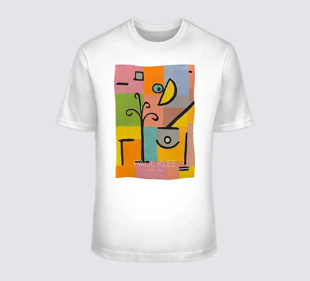 Paul Klee Abstract Forms - Bauhaus Color Grid Art t-shirt by NorwesClub
