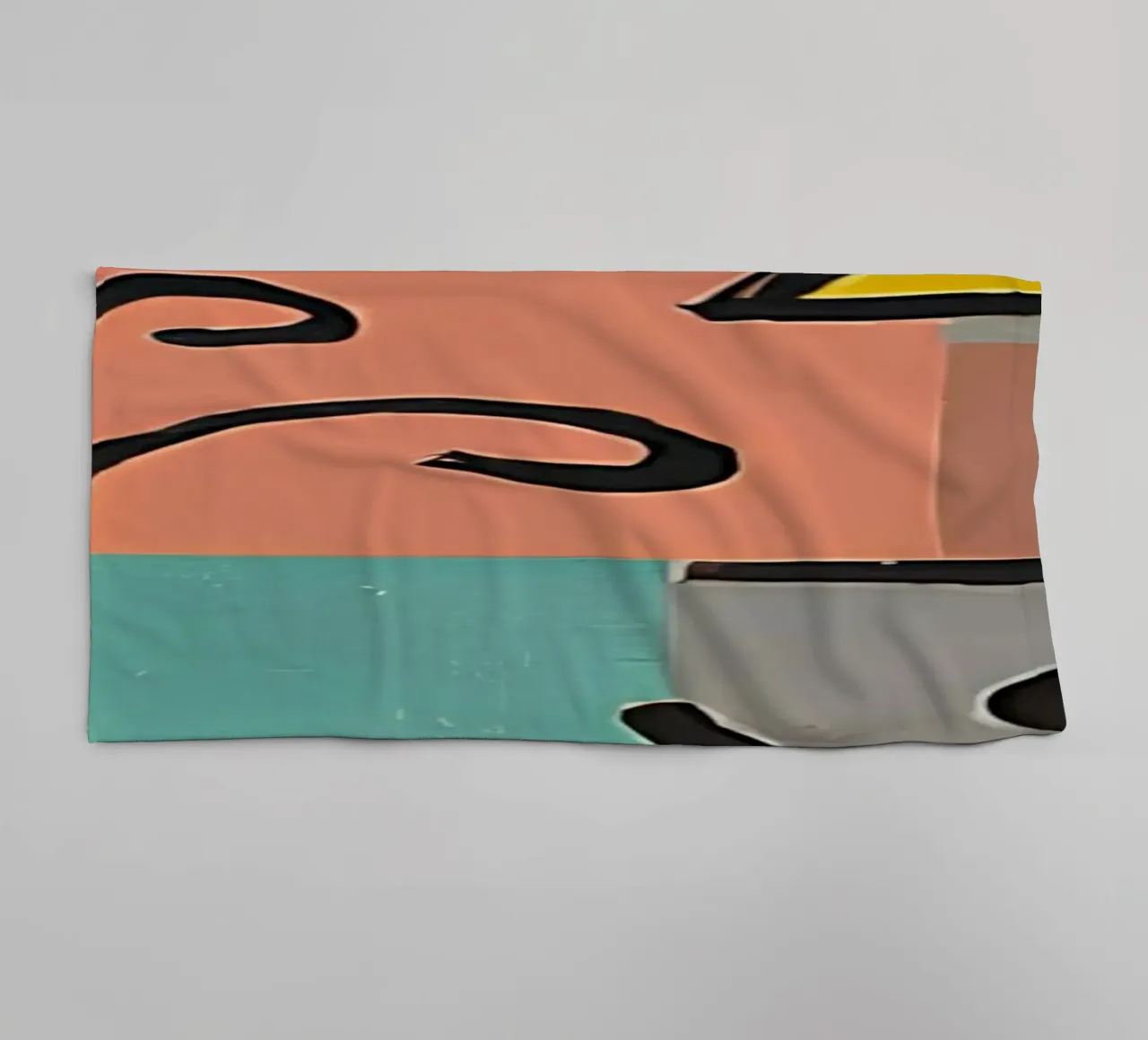 Paul Klee Abstract Forms - Bauhaus Color Grid Art towel by NorwesClub