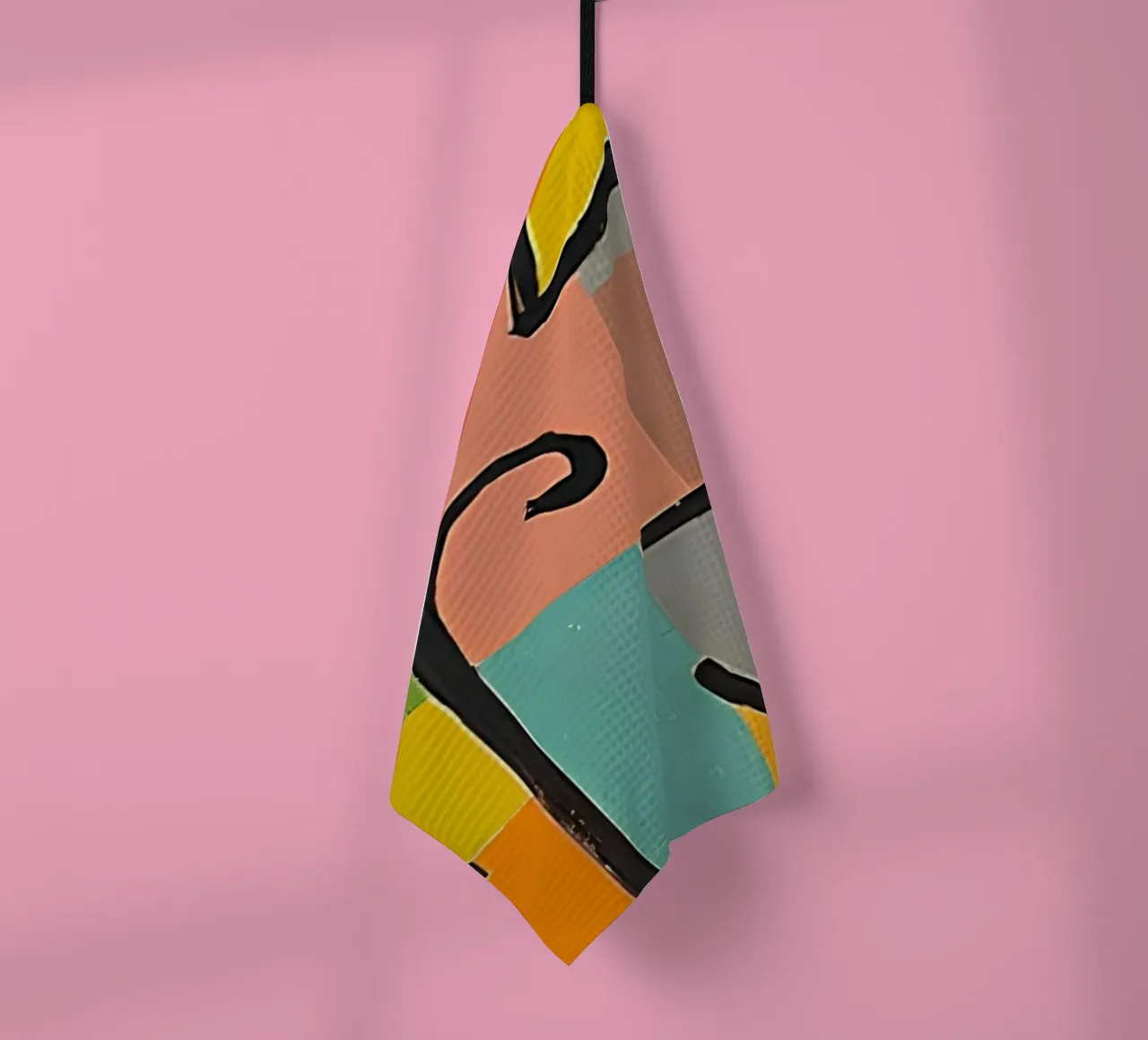 Forme astratte di Paul Klee - Arte a griglia colorata Bauhaus canovaccio da cucina da NorwesClub