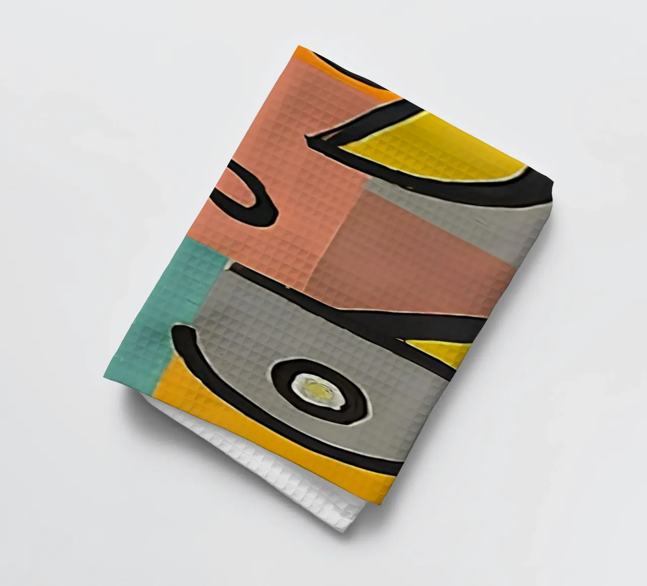 Forme astratte di Paul Klee - Arte a griglia colorata Bauhaus canovaccio da cucina da NorwesClub