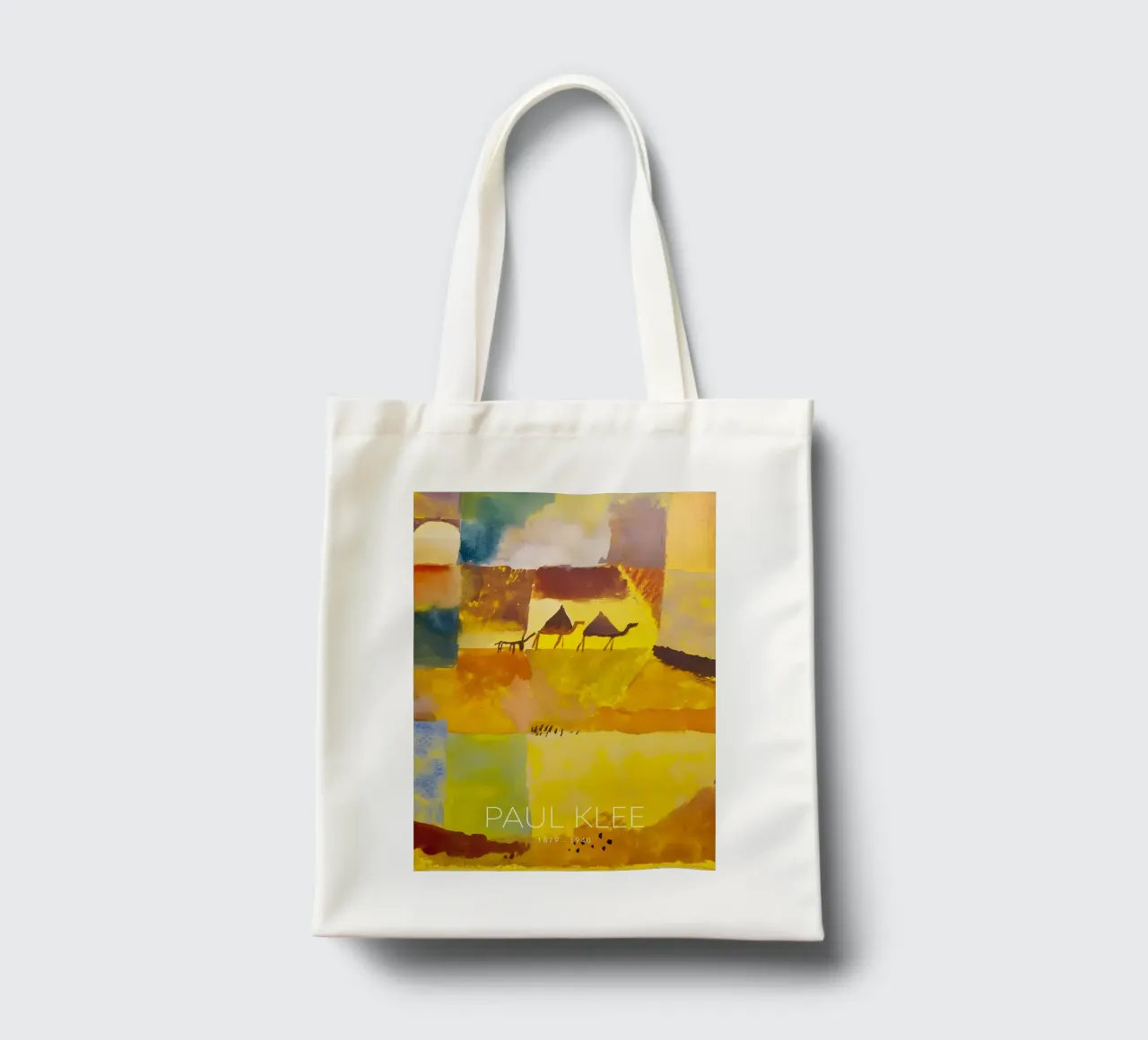 Paul Klee Camels Donkey - Abstract Desert Art Print tote bag by NorwesClub