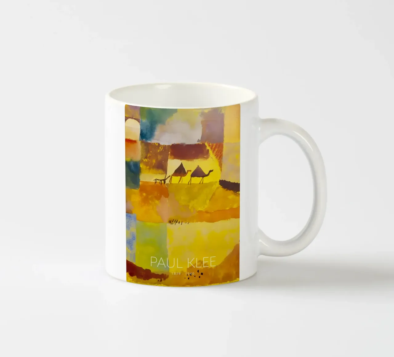 Cammelli e asini di Paul Klee - Stampa astratta dal deserto tazza in ceramica da NorwesClub