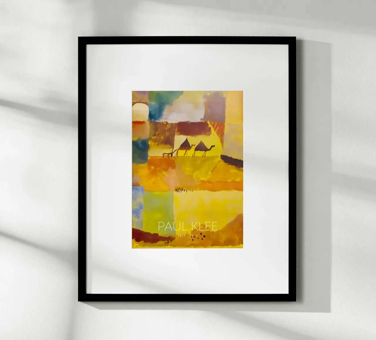 Paul Klee Camels Donkey - Abstract Desert Art Print hahnemühle de NorwesClub