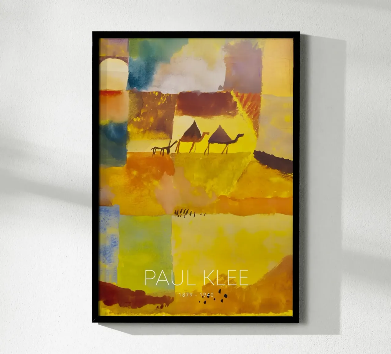Paul Klee Camels Donkey - Abstract Desert Art Print hahnemühle de NorwesClub