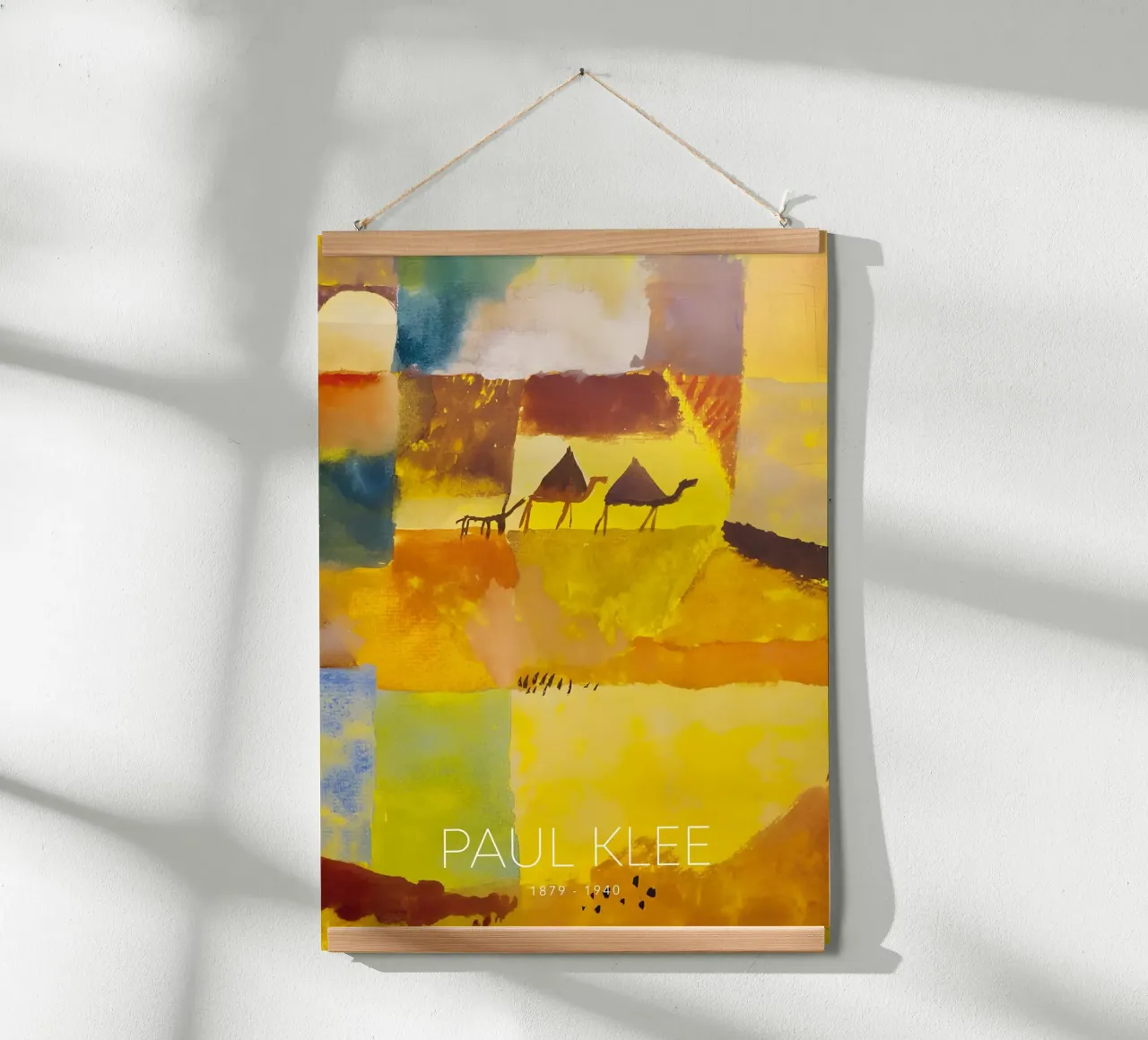 Paul Klee Camels Donkey - Abstract Desert Art Print hahnemühle de NorwesClub