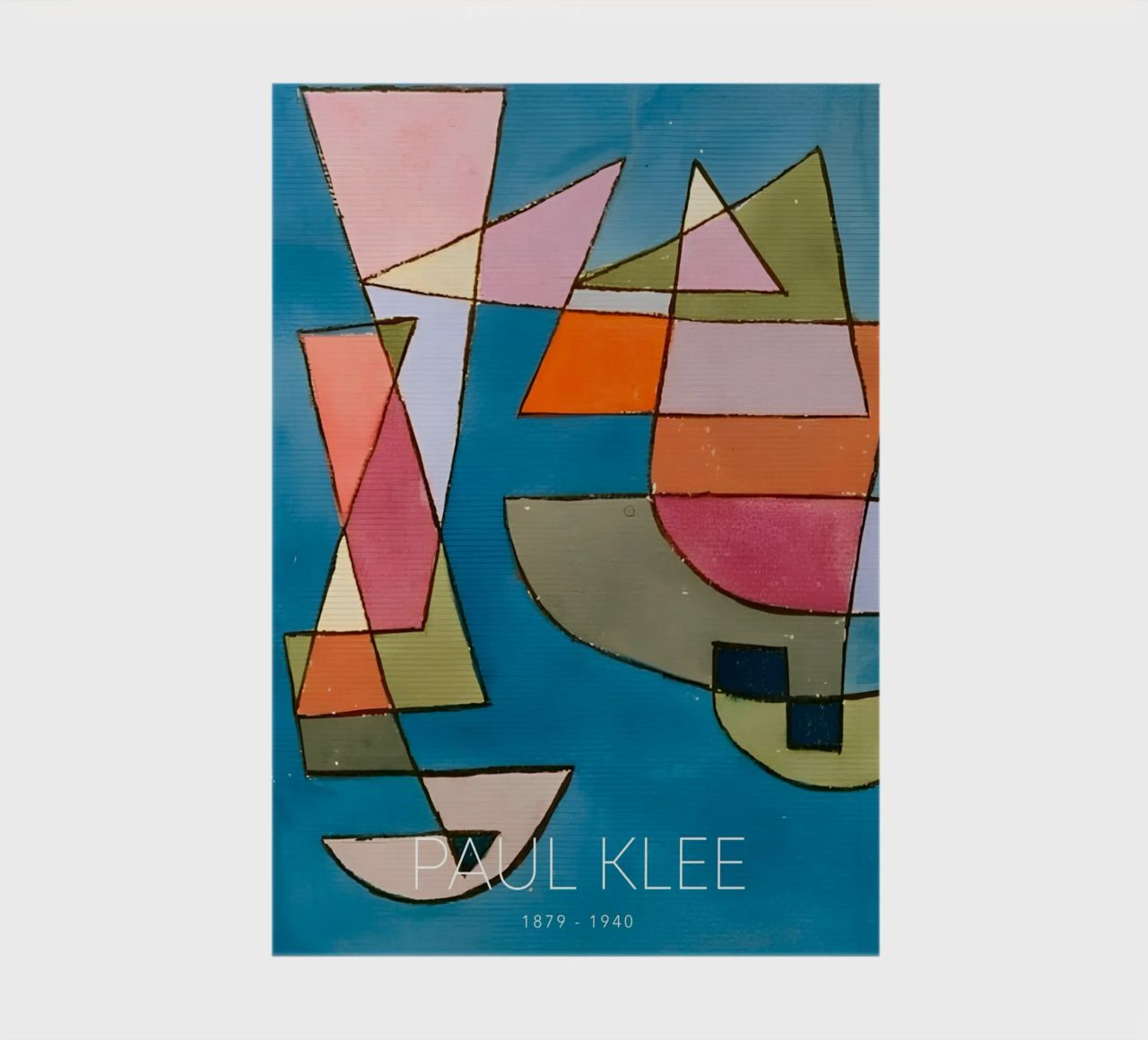 Paul Klee Sailing Boats - Abstract Bauhaus Print notebook by NorwesClub