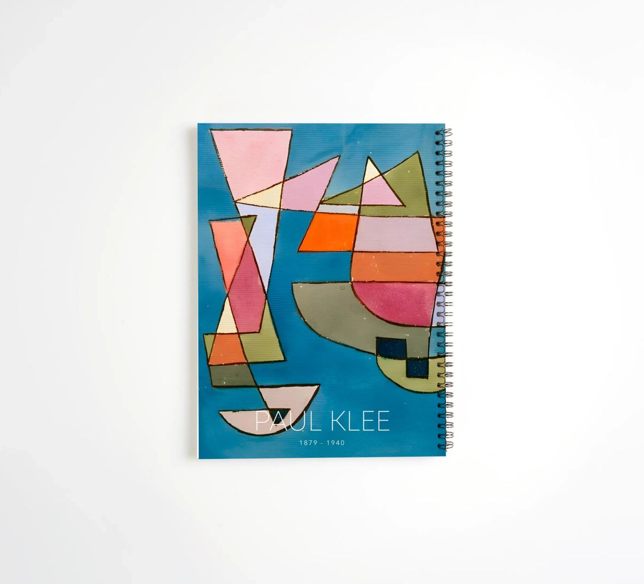 Paul Klee Sailing Boats - Abstract Bauhaus Print spiral notebook by NorwesClub
