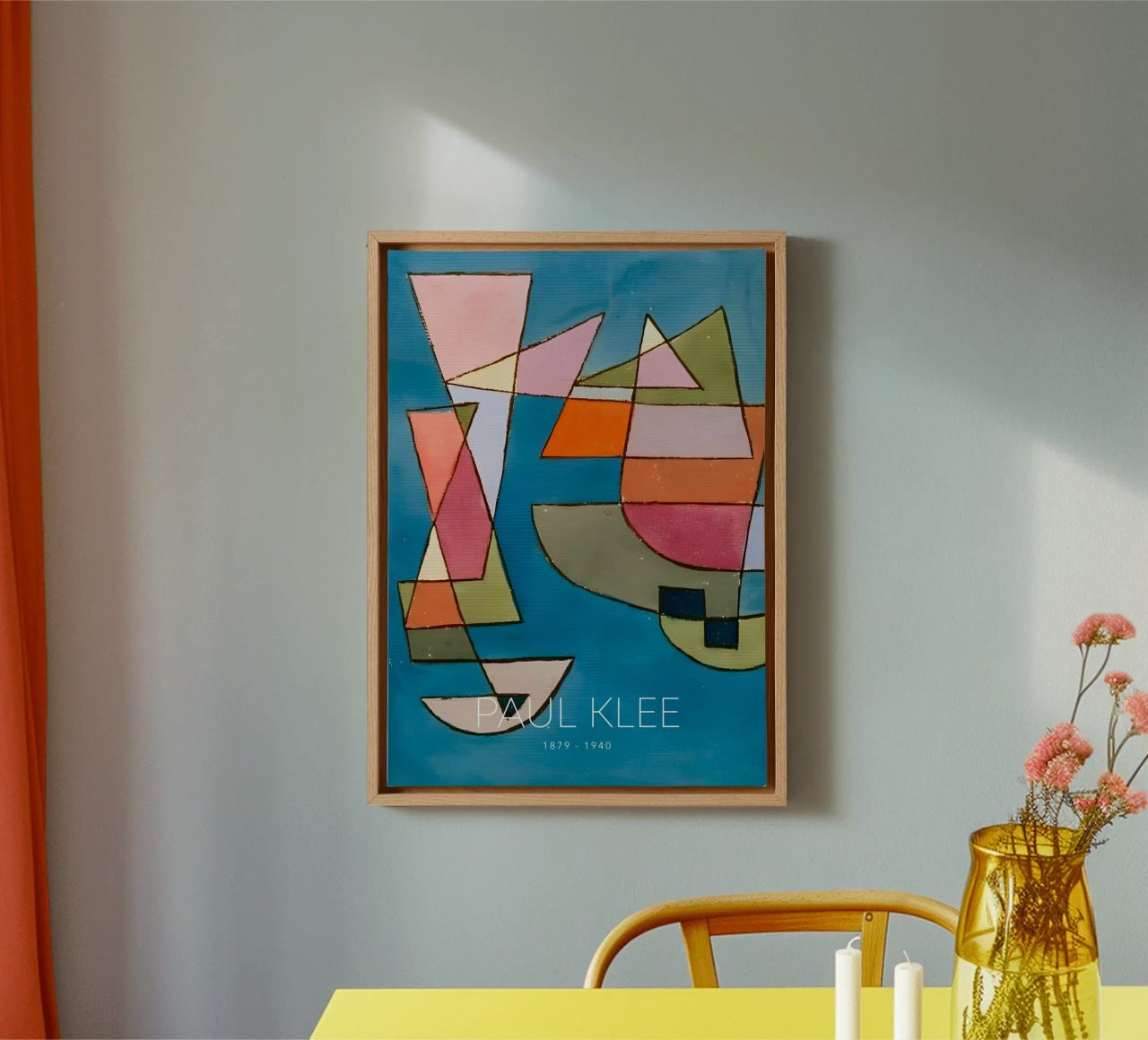 Paul Klee Sailing Boats - Abstract Bauhaus Print canvas by NorwesClub