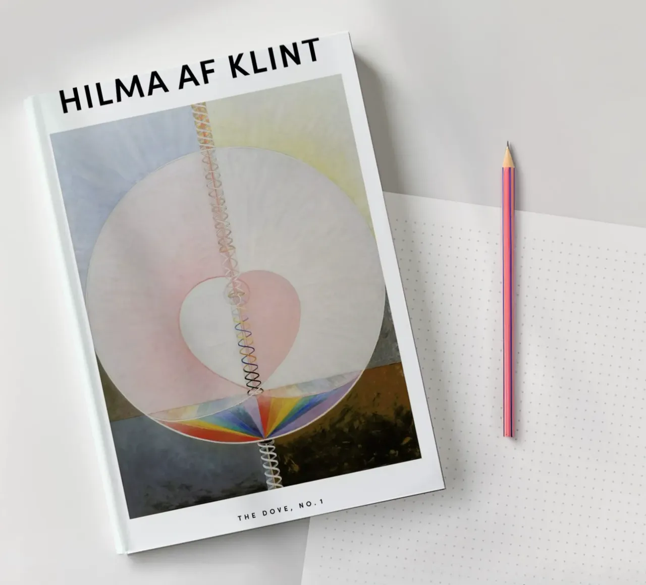 Hilma af Klint - The Dove, No. 1 II notebook by Vintage by JUNIQE