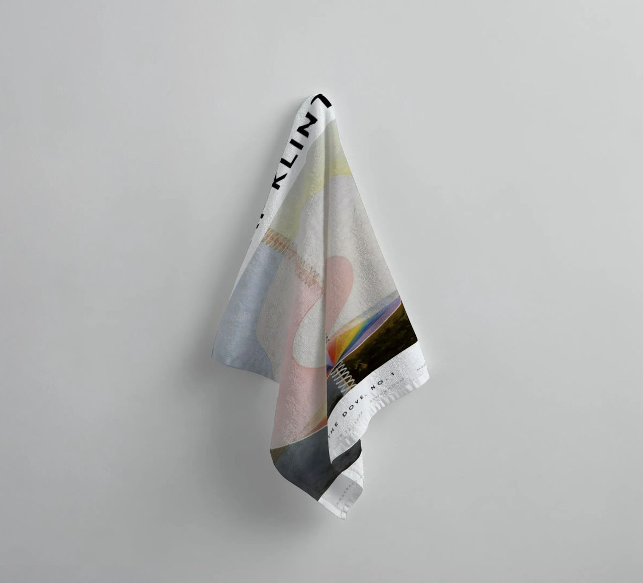Hilma af Klint - The Dove, No. 1 II asciugamano da bagno da Vintage by JUNIQE