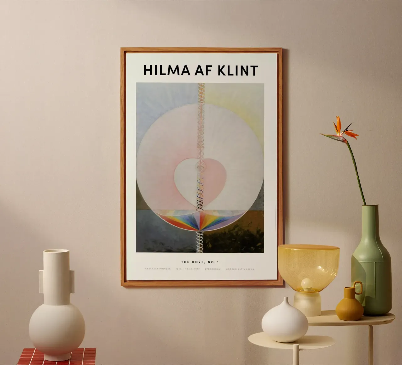 Hilma af Klint - The Dove, No. 1 II pannello forex da Vintage by JUNIQE
