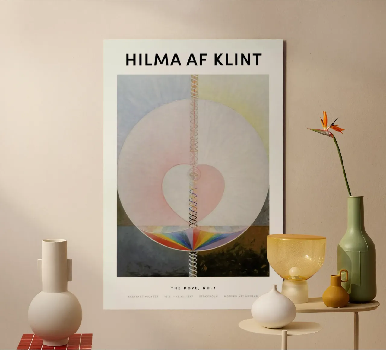 Hilma af Klint - The Dove, No. 1 II pannello forex da Vintage by JUNIQE