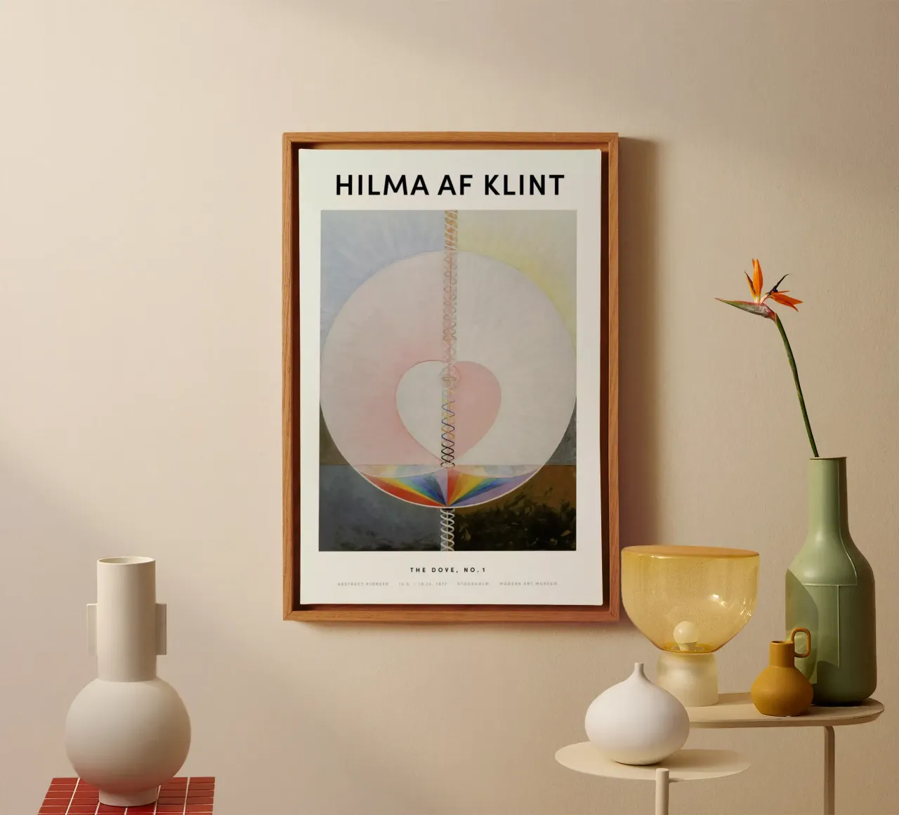 Hilma af Klint - The Dove, No. 1 II tela da Vintage by JUNIQE