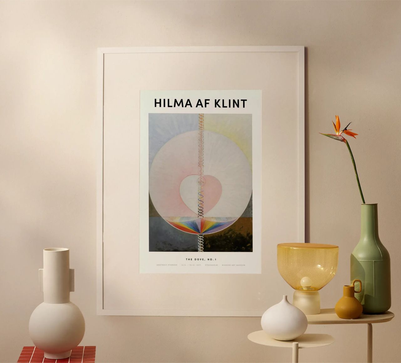 Hilma af Klint - The Dove, No. 1 II carta hahnemühle da Vintage by JUNIQE