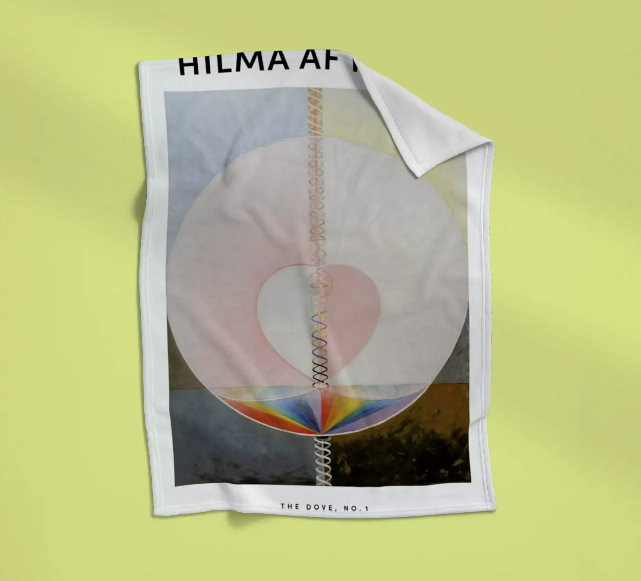 Hilma af Klint - The Dove, No. 1 II coperta in pile da Vintage by JUNIQE