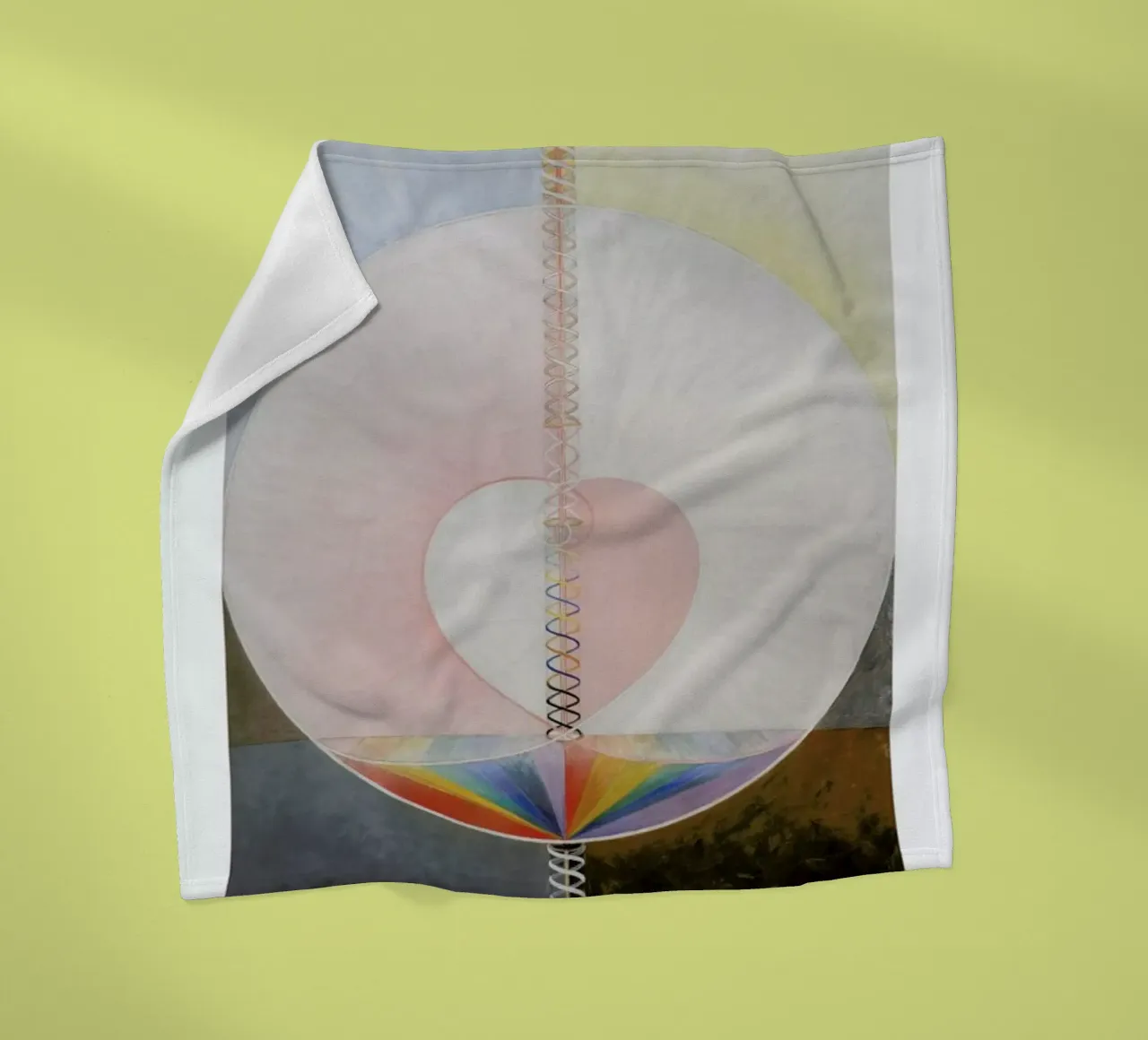 Hilma af Klint - The Dove, No. 1 II coperta in pile da Vintage by JUNIQE