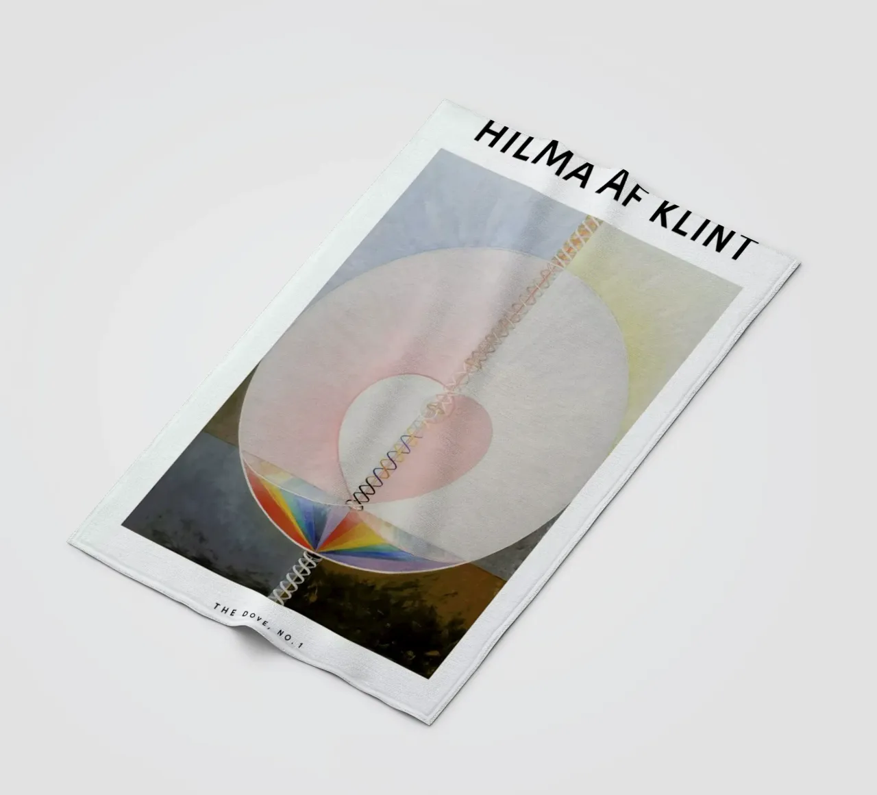Hilma af Klint - The Dove, No. 1 II manta de franela de Vintage by JUNIQE