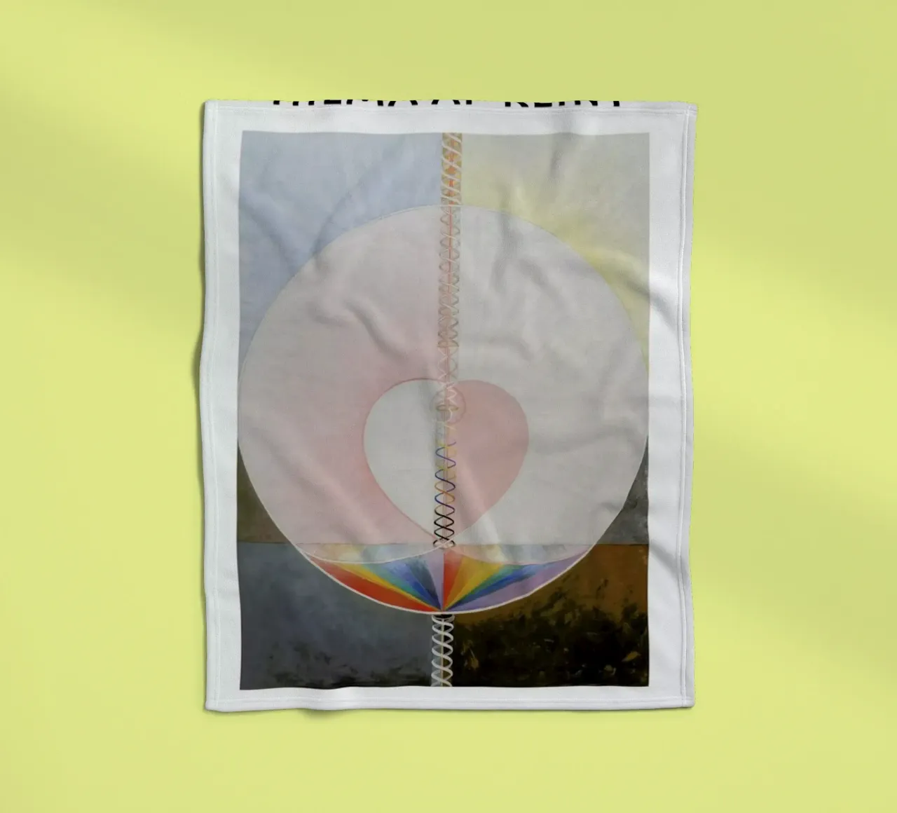 Hilma af Klint - The Dove, No. 1 II manta de franela de Vintage by JUNIQE