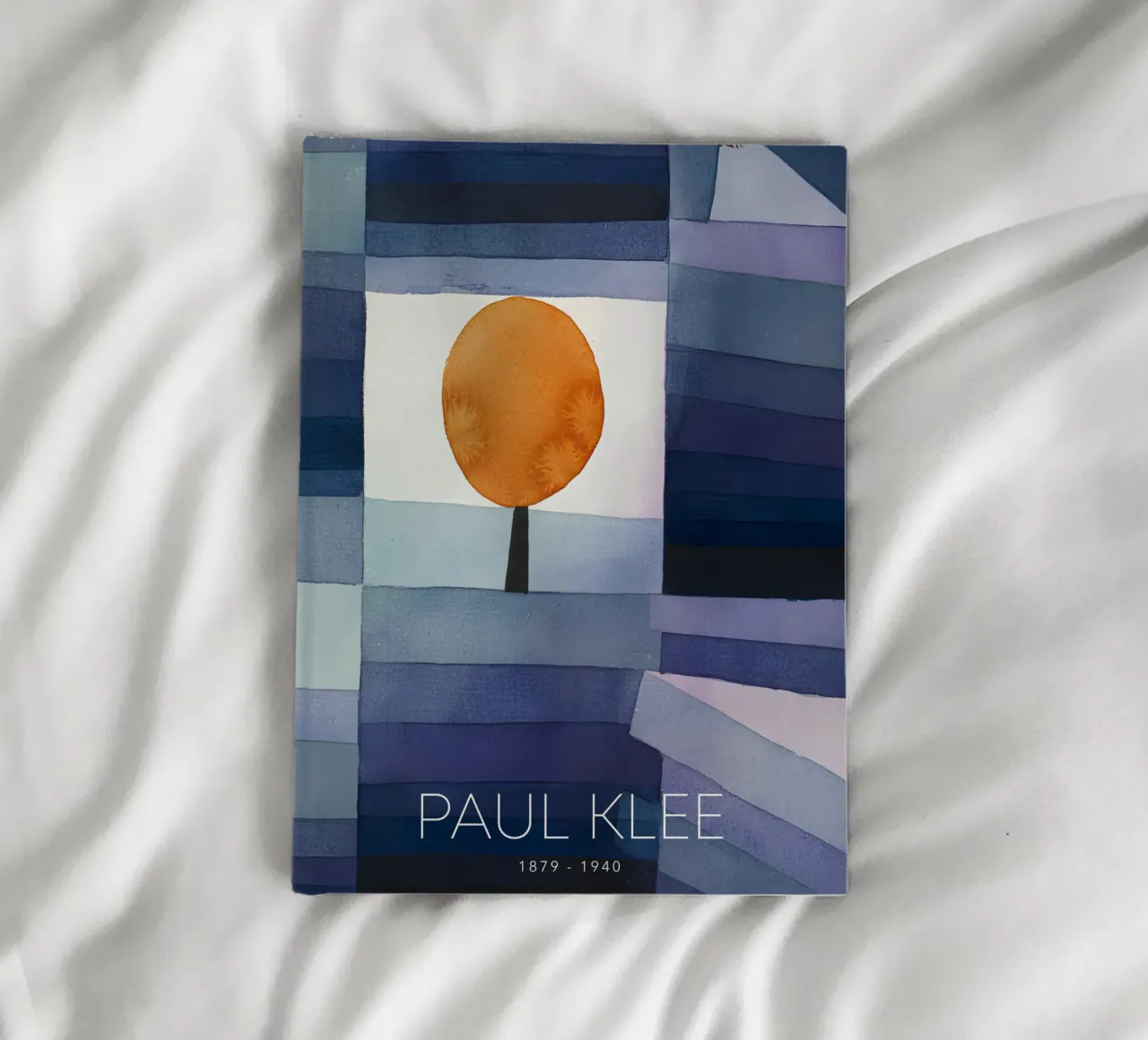 Paul Klee Orange Circle - Bauhaus Abstract Print notebook by NorwesClub