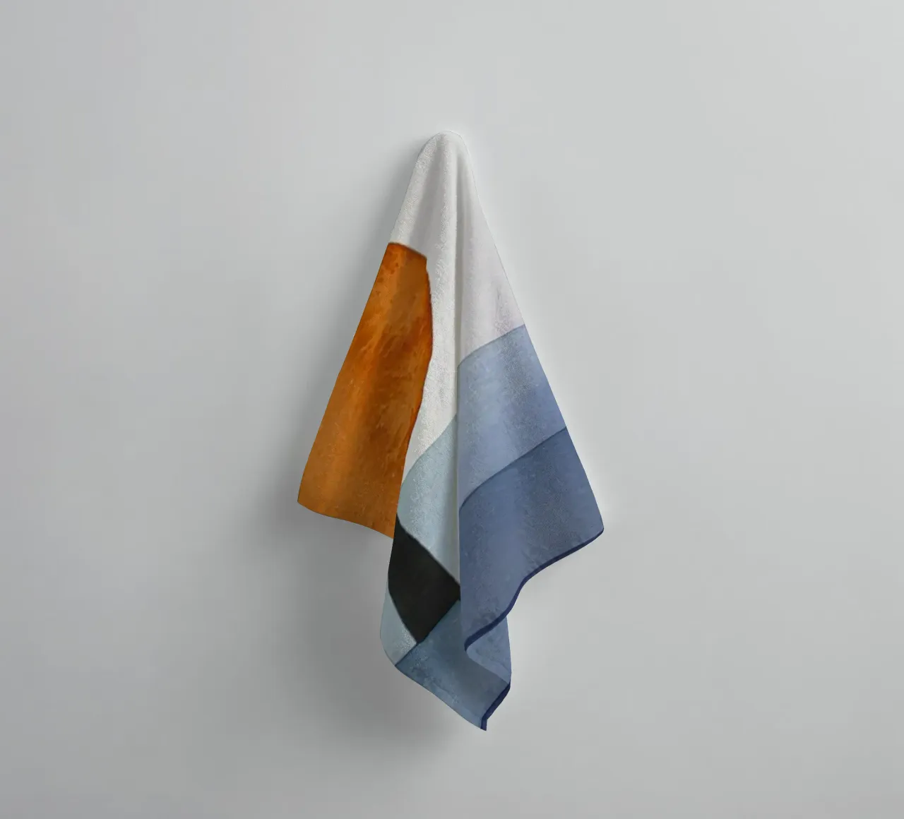 Paul Klee Orange Circle - Bauhaus Abstract Print towel by NorwesClub