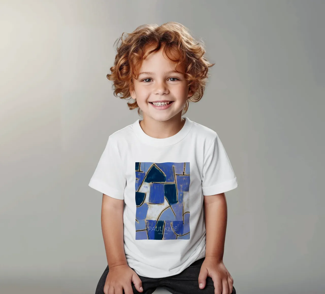 Paul Klee - Formes géométriques - Impression linéaire Bauhaus t-shirt enfant de NorwesClub