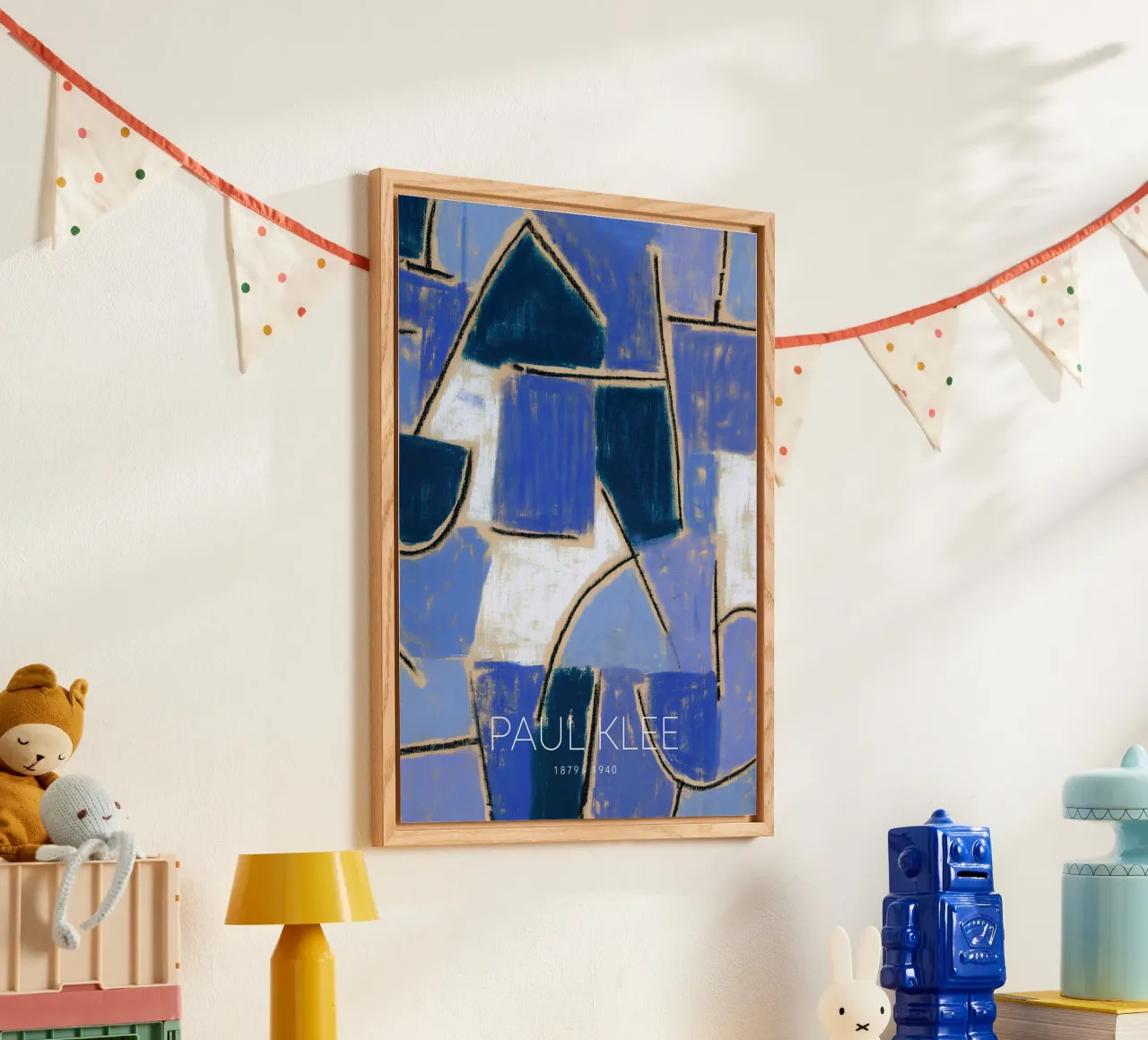 Forme geometriche di Paul Klee - Stampa lineare Bauhaus plexiglass da NorwesClub