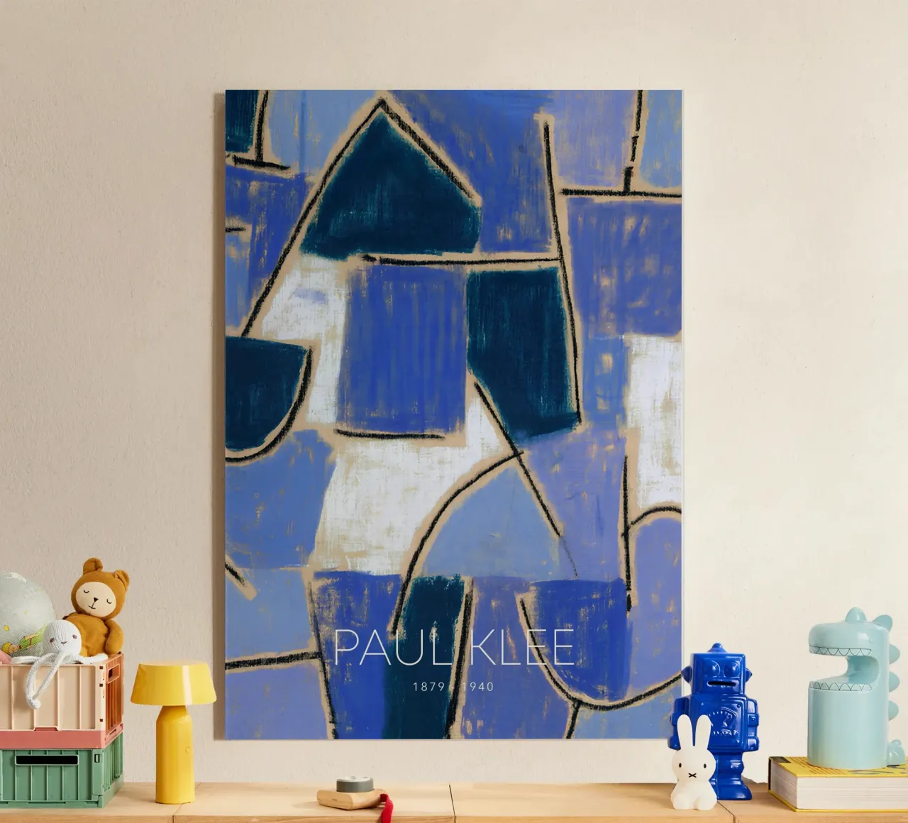 Forme geometriche di Paul Klee - Stampa lineare Bauhaus plexiglass da NorwesClub