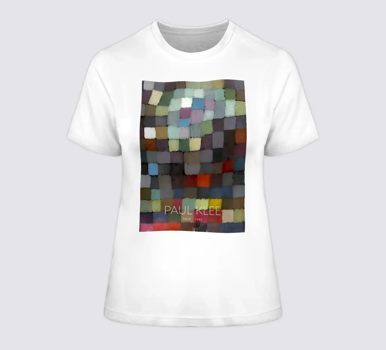 Paul Klee Grille de couleurs atténuées - Bauhaus Abstrait t-shirt ajusté pour femmes de NorwesClub